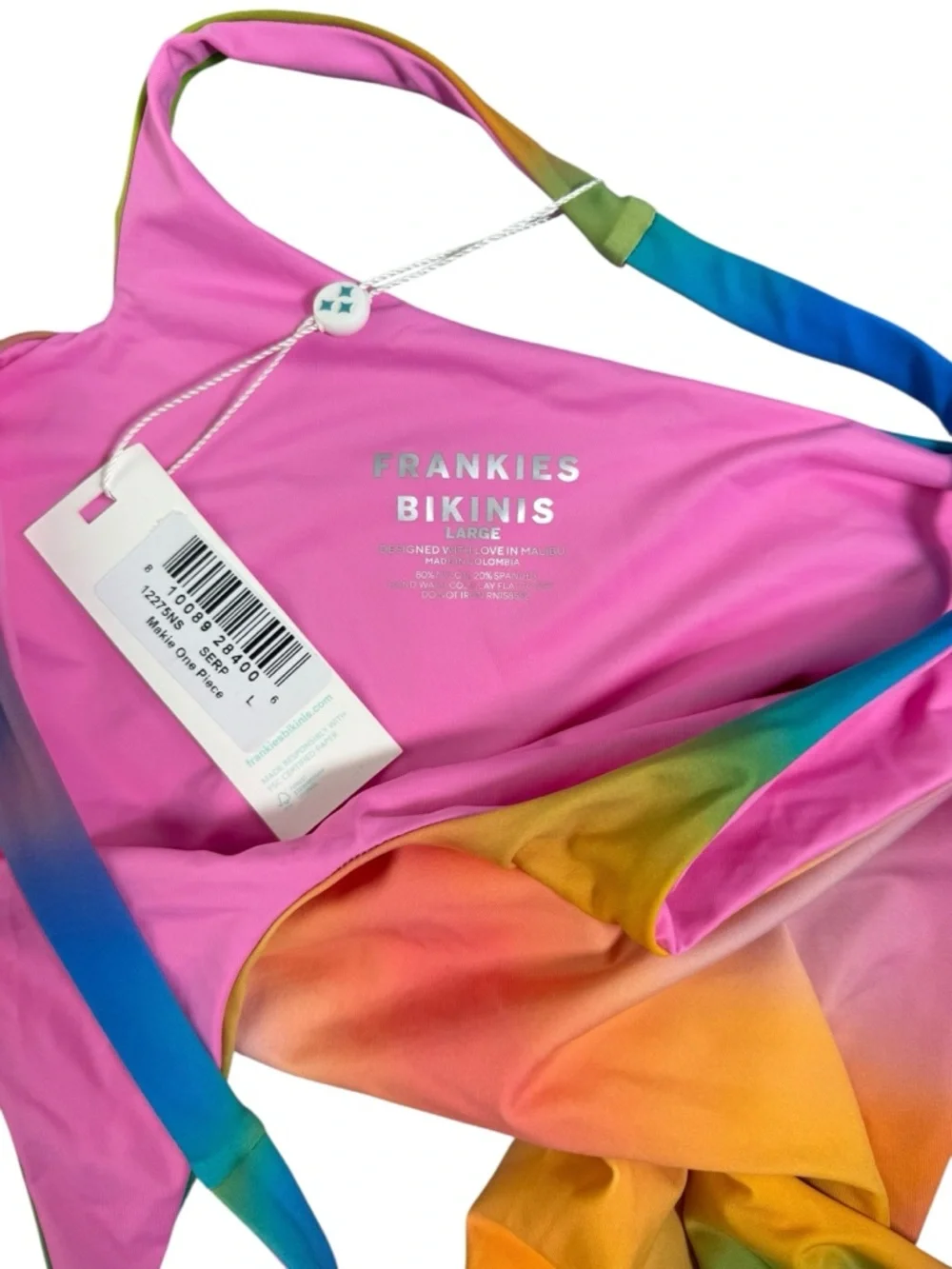 NWT‎ Frankies Bikinis Makie Cheeky One Piece Swimsuit